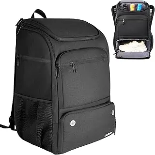 Pickleball Bag Backpack Fits 4+ Paddles, Large Pickle ball Bags for Men and Women with Shoe Compartment and Fence Hook, Great Pickleball Gifts pickleball paddle