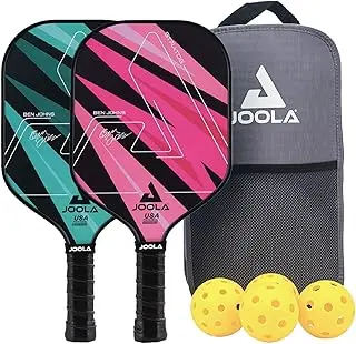JOOLA Pickleball Paddles Set of 2 – Multiple Colors