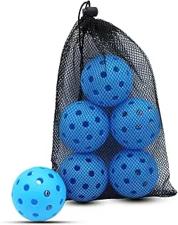 Magicorange Pickleball Balls, 40 Holes Outdoor Pickleballs, High Elasticity & Durable Pickle Balls for All Style Pickleball Paddles