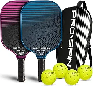 PRO-SPIN Carbon Fiber Pickleball Paddles Set of 2