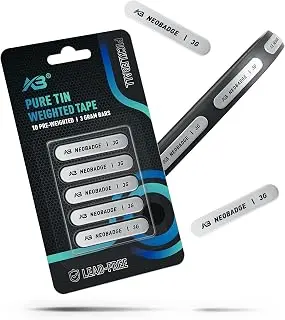 Weighted Pure Tin Tape for Pickleball Paddles | Safe, Lead-Free, High-End Customizable Alternative to Lead Tape | Precise One-Step Installation, No Measuring