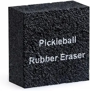 Pickleball Paddle Eraser, Best Carbon Fiber Pickle Ball Racket Cleaner, Fast & Easy Rubber Bar to Remove Ball Residue, Dirt, & Minor Scrapes, Scratches (1PCS)