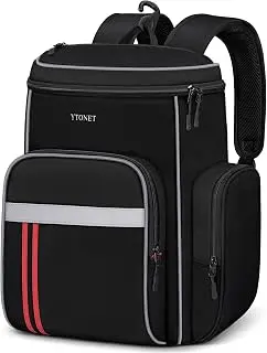 Ytonet Pickleball Bags for Men, Pickleball Paddle Backpack with Shoe Compartment and Fence Hook, Fits 4+ Paddles, Ideal Accessories & Gifts, Black