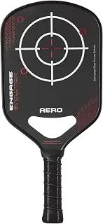 Engage Evolution Aero Pickleball Paddle | Raw Toray T700 Carbon Fiber Pickleball Paddle | Hybrid Elongated Shape | HoldTEK Polymer Core | USAPA Approved | Designed for Power and Control - Scarlet Red