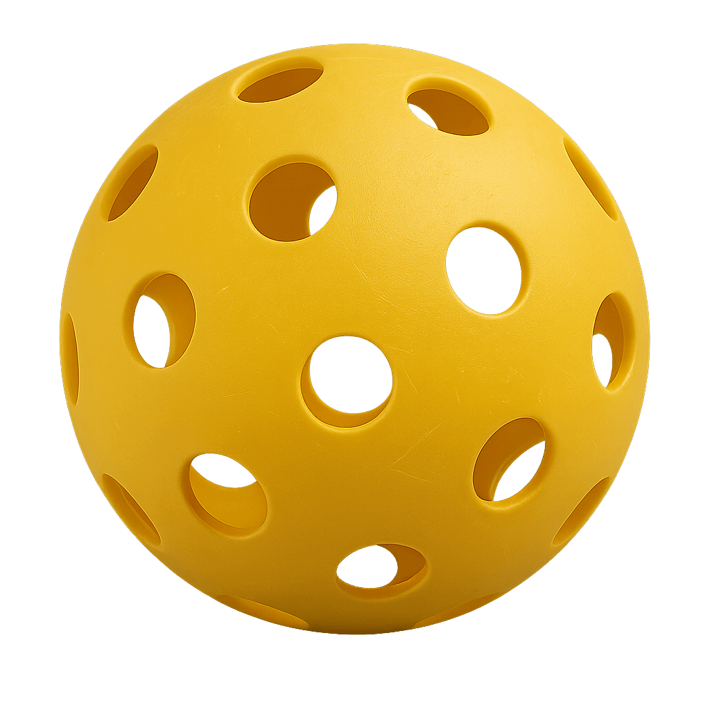 yellow pickleball ball